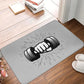 Bodybuilding Fitness Powerhouse Gym Front Door Mat Anti-Slip Carpet Outdoor mat Absorbent Doormat Garden Garage Entrance Rug