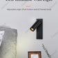 New Led Wall Lamp Sconce with Switch Black Brass Creative USB Port Reading Wall Lamp with 3W Spotlight for Bedroom Bedside