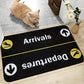 VIKAMA Minimalist Airplane Parking Sign Pattern Rug Living Room, Bedroom, Entryway Doormat Soft and Comfortable Home Decor Rug