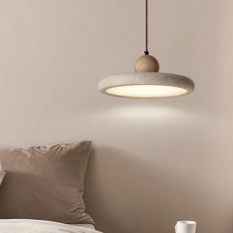 Creative New Yellow Cave Stone LED Chandelier Restaurant Bar Coffee Shop Living Room Corridor Bedroom Decorative Lighting