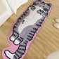 VIKAMA Cartoon Cat Rug - Warm Fuzzy Floor Mat for Living Room, Bedroom, Bedside, Children's Room - Comfortable Home Decor