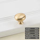 Minimalist solid brass cabinet pulls & handles