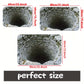 VIKAMA 3D Polyester Bath Mat Anti-Slip Shower Mat, Suitable for Home Bathroom Entrances, Easy to Maintain