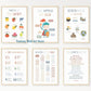Books of The Bible 10 Ten Commandments Christian Education Canvas Kids Scripture Poster Christian Preschool Church Sunday Decor