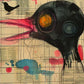 Grid Addiction Canvas Wall Art Surreal Art Beautiful Unique Painting Print Abstract Modern Surrealism Wall Decoration Canvas Art