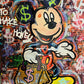 Mickey Mouse Minnie Street Graffiti Canvas Painting Prints Poster Creative Modern Wall Art Pictures Living Room Home Decor