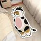 Faux Cashmere Cute Cartoon Pet Carpet Home Bedroom Bedside Decorative Floor Mat Anti-slip Dirty Resistant Machine Washable Rug