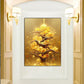 Classic Abstract Wall Art Luxury Lucky Golden Money Tree HD Canvas Print Poster Home Living Room Bedroom Decorative Painting