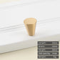 Minimalist solid brass cabinet pulls & handles