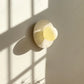 New LED Yellow Cave Stone Round Wall Lamp Living Room Corridor Porch Bedroom Bedside Wall Decorative Lighting