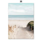 Surfboard Seagull Beach Umbrella Blue Sea Wall Art Canvas Painting Nordic Posters And Prints Wall Pictures For Living Room Decor