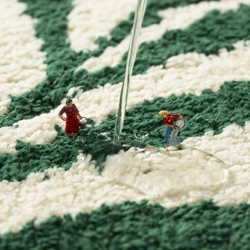 Green Leaf Soft Absorbent Floor Mat