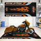 VIKAMA Motorcycle Display Floor Mat, Dirt-Resistant Home Decoration, Corridor And Passageway Carpet, Room Bedside Blanket