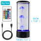 Jellyfish Lamp Color Changing Remote Control  Aquarium Tank LED Night Light Birthday Gift USB Charging Relaxing Mood