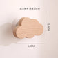 Star Moon wooden decoration Hooks Cute Cartoon animal adhesive wall omnipotent Hooks key holder for the wall home and decoration