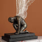 Angel Wings Model Statue Golden Silver Resin Creative Modern Abstract Sculpture Home Decor Living Room Decoration Office Decor