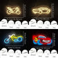 Car Series Neon Signs, Motorcycle And Car Luminous Icons, Usb Powered, Used For Room, Bar, Club, Game Room, Man Cave Decor.