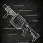 Weapons Blueprint Poster Black Board Guns Blueprint Wall Art Canvas Painting Military Enthusiast Home Room Wall Decor Gunfight