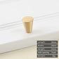 Minimalist solid brass cabinet pulls & handles
