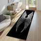 Skull Pattern Gothic Runner Rug Red Black Rose Decor Carpet Soft Non-Slip Art Home Decor Mat for Hallway Living Room Bedside