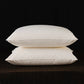 2pcs White Goose Down Feather Pillow for Sleeping Soft Bed Pillow with 100% Cotton Shell Standard Queen Size Back, Side Sleeper