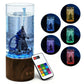 Alien Resin Figurine Lamp Stand Bedroom Decorative Extraterrestrial Life Form Lighting Home Decoration