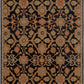 Salix Hand Tufted Black Wool Rug