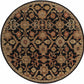 Salix Hand Tufted Black Wool Rug