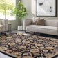 Salix Hand Tufted Black Wool Rug