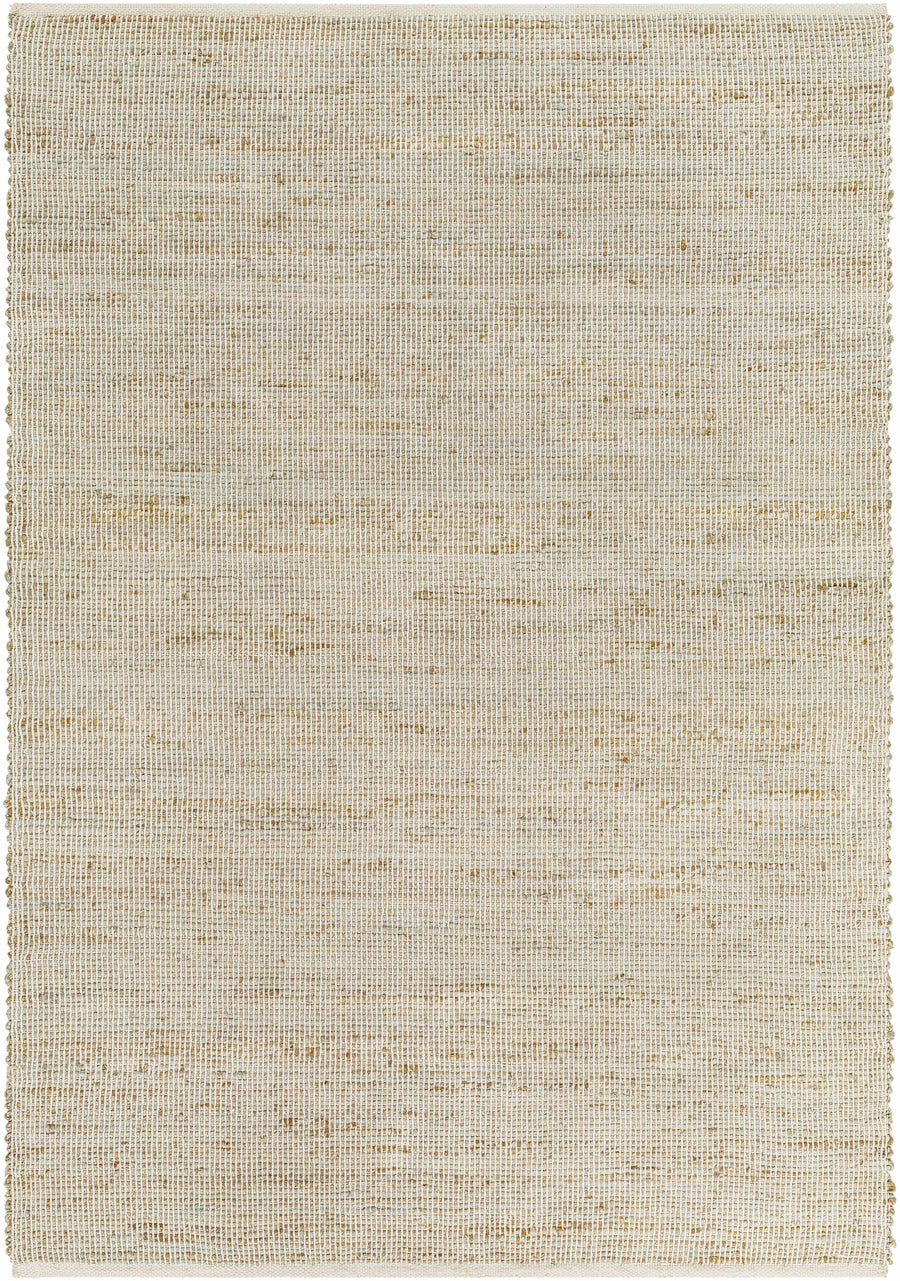 Byrne Beige & Green Jute Rug - Clearance