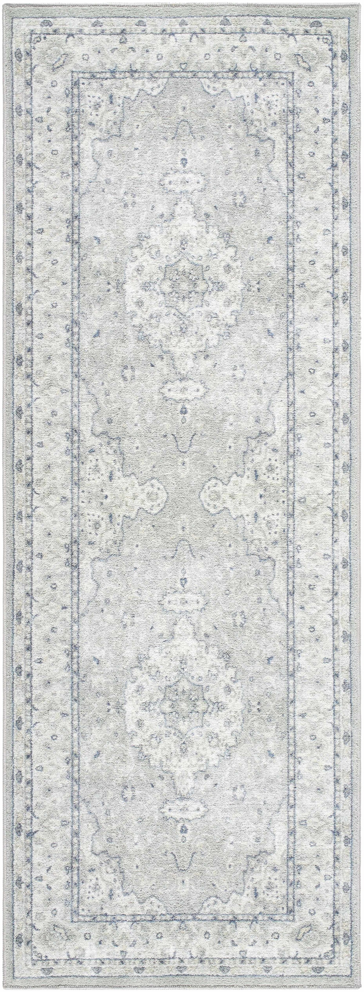 Farai Gray Medallion Area Rug - Clearance