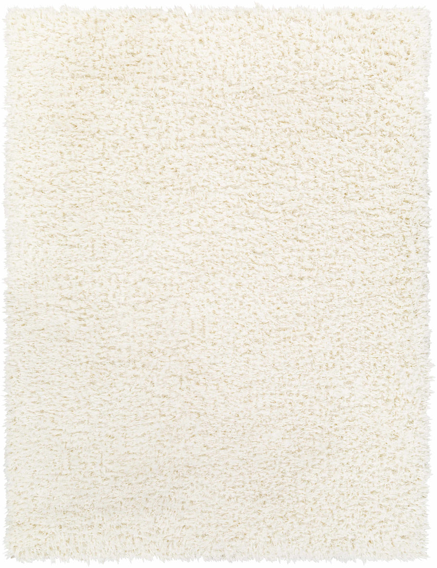 Siari Solid Cream Plush Rug