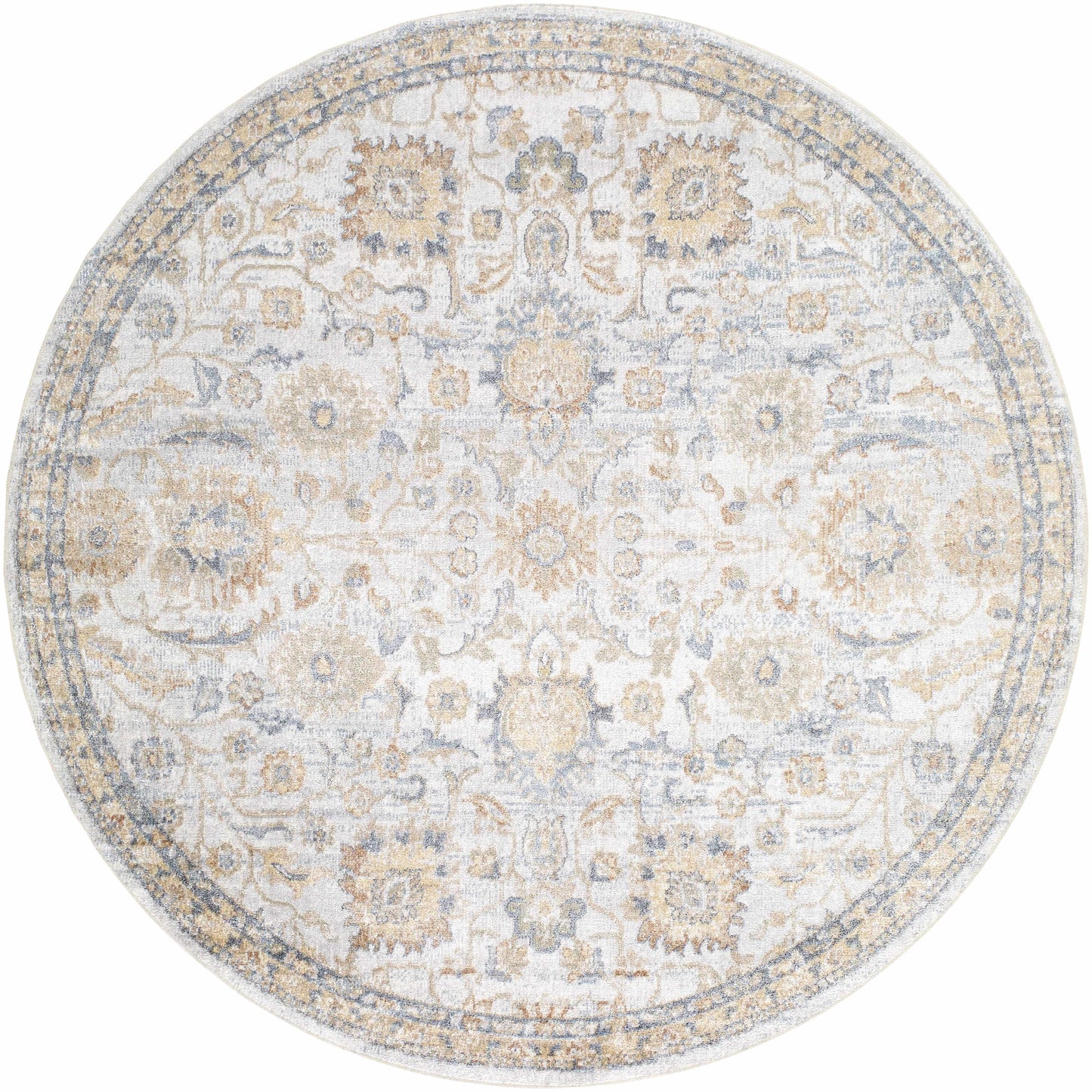 Dion Washable Floral Rug - Clearance