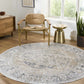 Rudo Beige Flat Pile Washable Rug