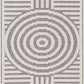 Deron Gray Rainbow Washable Rug