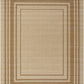 Isoko Bordered Faux Jute Outdoor Rug