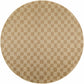 Kuval Checkered Brown Outdoor Rug
