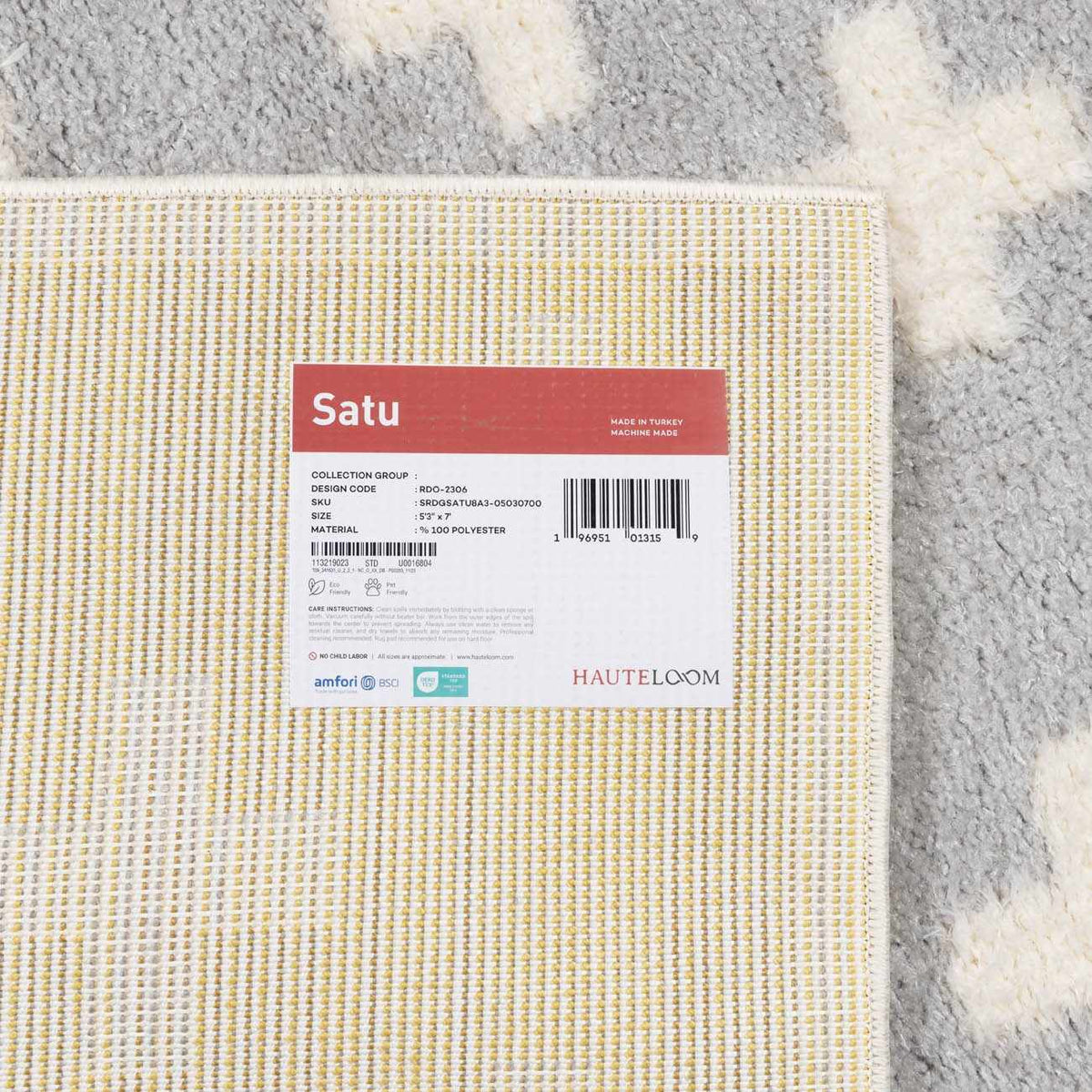 Satu Blue Area Rug