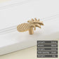 Minimalist solid brass cabinet pulls & handles