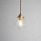 European-style Simple Retro LED Glass Chandelier Restaurant Living Room Aisle Balcony Bedside Decorative Lighting