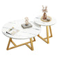 Simplicity Black Coffee Tables Round Nordic Advanced Sense Luxury Coffee Tables Marble Effect Unique Couchtisch Home Furniture