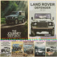 L-and-R-over Defender 90 Offroad Poster Classic Retro Automotive Poster Canvas Prints Classic Off-road Vehicle Aesthetic Print