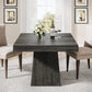Tribesigns Square Dining Table for 4, 31.5-Inch Kitchen Table Small Dinner Table with Sturdy Pedestal Base, Farmhouse Dining Roo