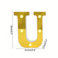 1PC 16cm Golden Numbers&English Led Letter Lights,Battery Powered Decoration Light For Festive,Proposal,Birthday,Wedding,Party