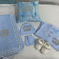 5pcs Baby Girl Outfits Set Welcome Home Hosptial Infant Receiving Blanket Pillow Bed Hat Mittens Romper Set