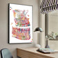 Anatomy Human Teeth Art Posters Teeth Row Teeth Illustra Poster HD Posters Home Room Bar Cafe Decor Art Wall Painting Picture