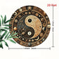 Yin Yang Feng Shui Metal Sign -Hanging Decor for Home, Office, Cafe, Bar - Indoor & Outdoor Multi-Use with Detailed Carving