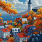 Europe Travel Poster European Natural Landscape Poster Canvas Painting Fjords Northern Lights Cornwall Traveling Wall Decoration