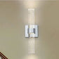 New LED Wrought Iron Crystal Wall Lamp Modern Minimalist Living Room Dining Room Bedroom Bedside Decorative Atmosphere Lighting