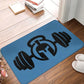 Bodybuilding Fitness Powerhouse Gym Front Door Mat Anti-Slip Carpet Outdoor mat Absorbent Doormat Garden Garage Entrance Rug